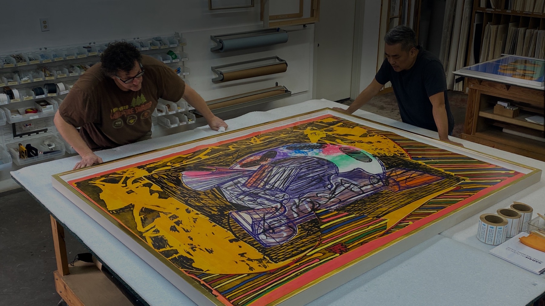Framed work